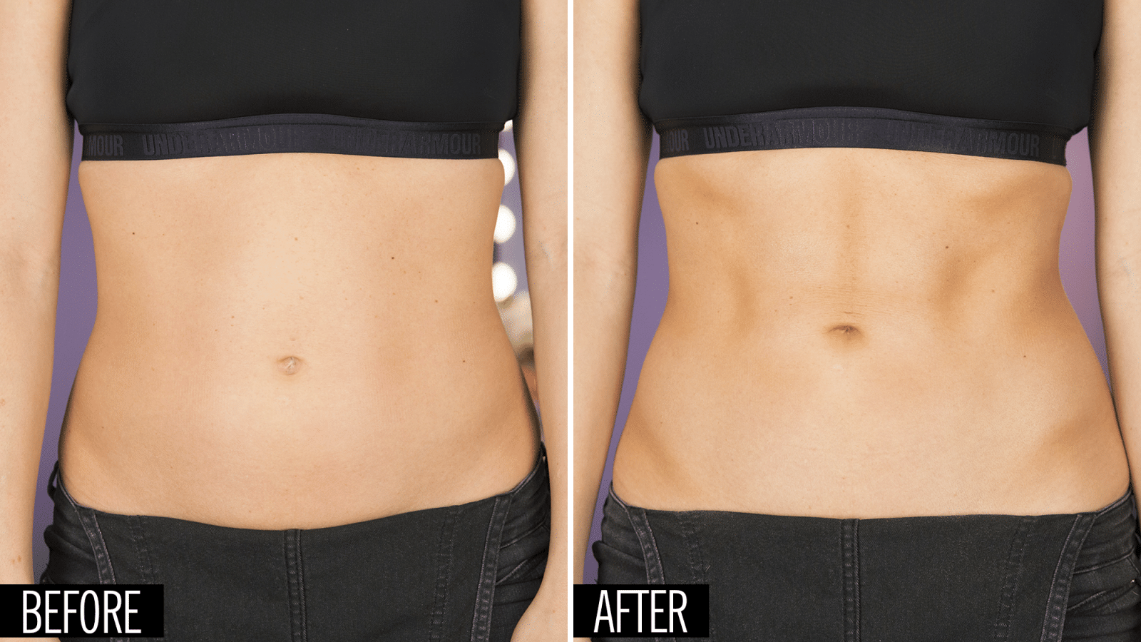 Fit Tone Abs Belt Before and After Results