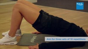 Video Thumbnail: Glute bridge
