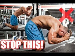 Video Thumbnail: How to PROPERLY Cable Crunch to Shape Your Abs (How to Kneeling Cable Abdominal Crunch)