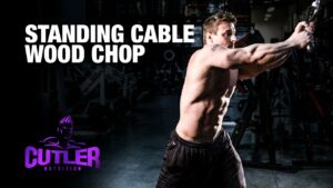 Video Thumbnail: Standing Cable Woodchop Cutler Nutrition