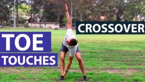 Video Thumbnail: Standing Crossover Toe Touches