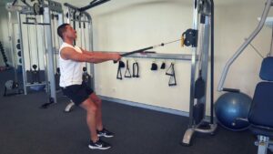 Video Thumbnail: Cable Rear Delt Row (Exercises.com.au)