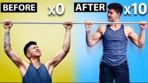 Video Thumbnail: Go From 0 to 10 Pull Ups In A Row (FAST!)
