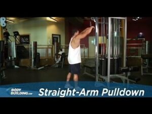 Video Thumbnail: Straight Arm Pulldown Back Exercise Bodybuilding.com